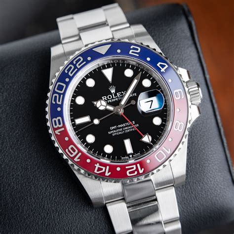 rolex gmt ii pepsi stainless|rolex pepsi gmt 2020.